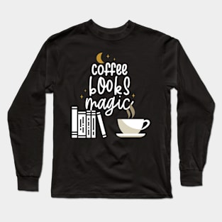 Coffee Books, Magic Long Sleeve T-Shirt